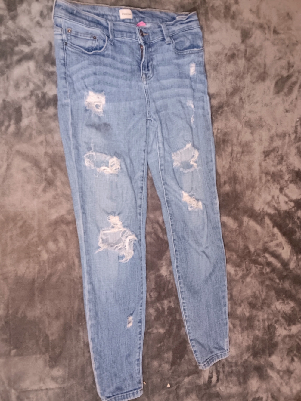 Distress Boyfriend Cut Jeans Size 5 By Sneak Peek